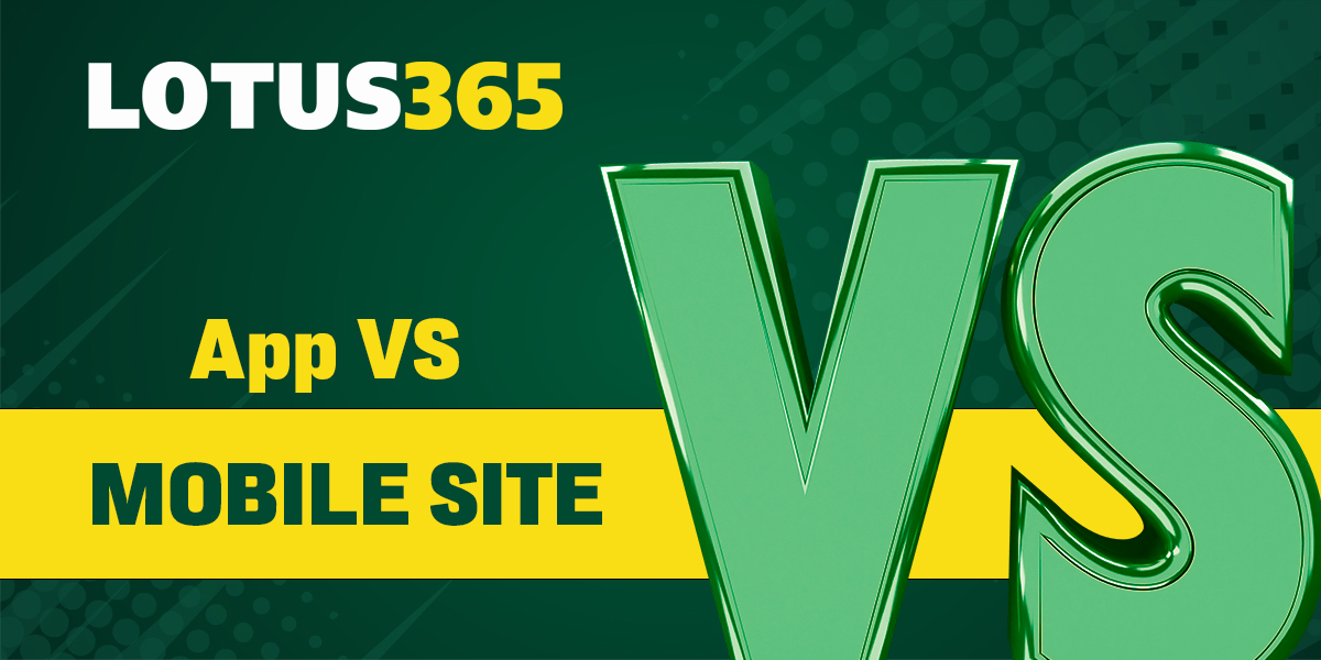 Comparison of Lotus 365 app and Lotus 365 mobile version
